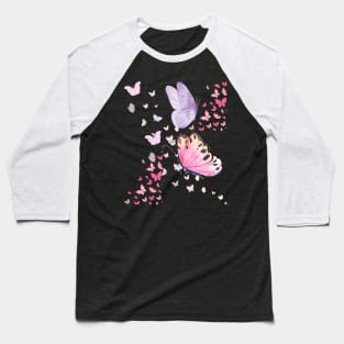 funny butterfly Baseball T-Shirt